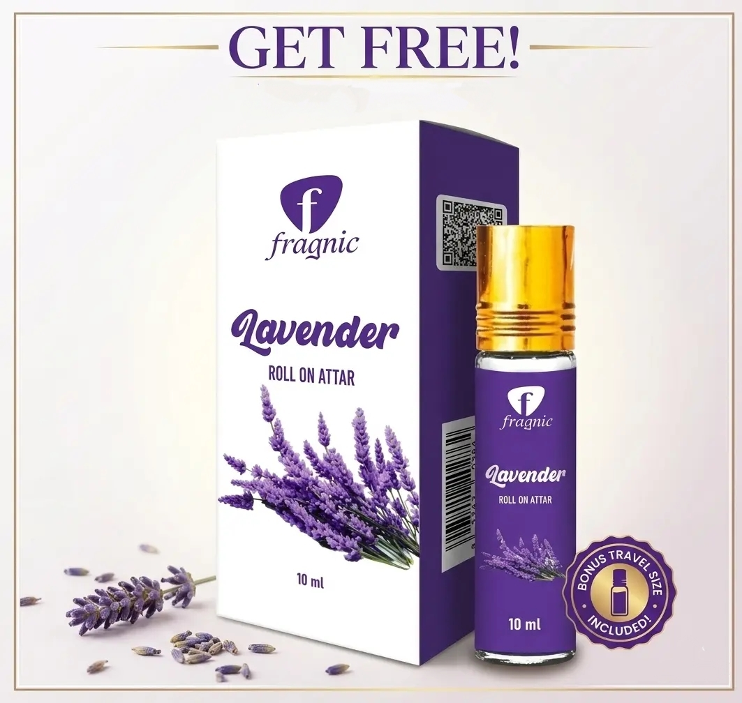 Buy 1 Get 1 Free Combo Pack | Fragnic Rose Perfume 30ml with Free Lavender 10ml Roll on Attar - Image 3