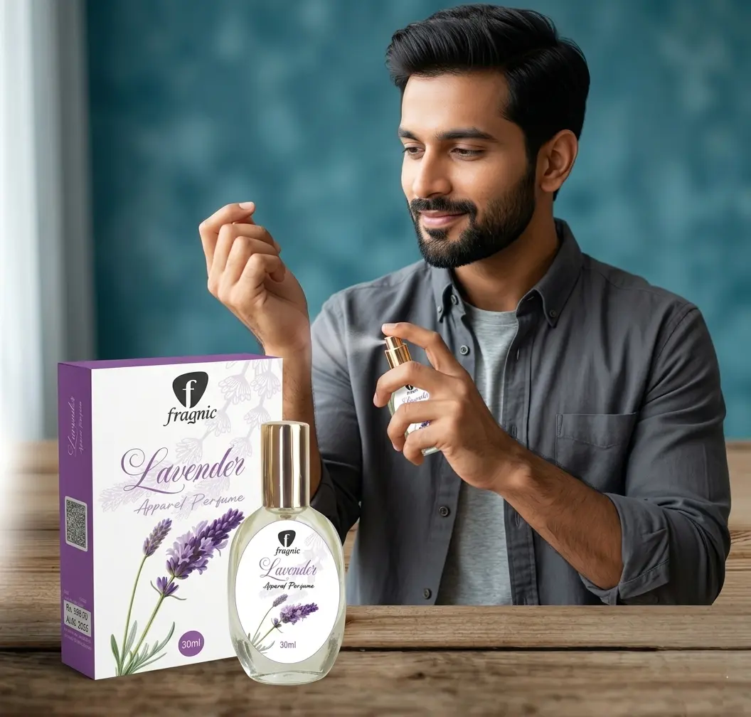 Fragnic Lavender Apparel Perfume 30ml Spray for Men & Women | Long Lasting & Refreshing Floral Fragrance - Image 2