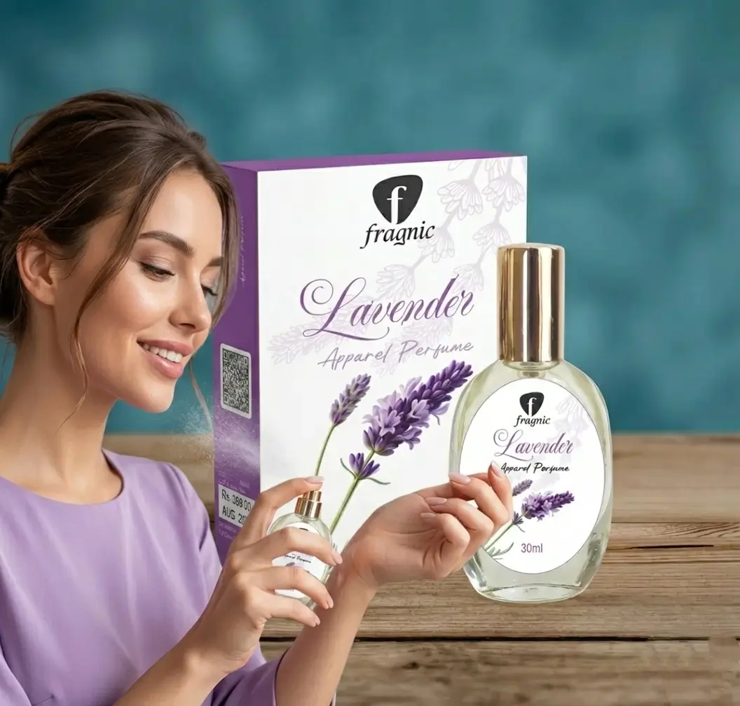Fragnic Lavender Apparel Perfume 30ml Spray for Men & Women | Long Lasting & Refreshing Floral Fragrance - Image 3